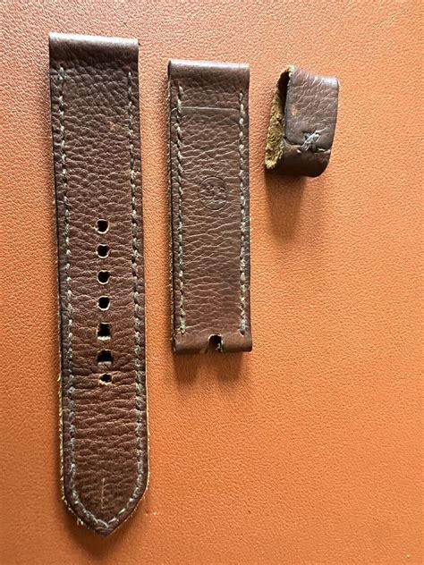 24mm leather watch straps for panerai ebay|authentic panerai watch straps.